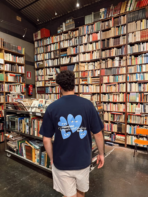 Camiseta Azul Cupid's lover Azul claro