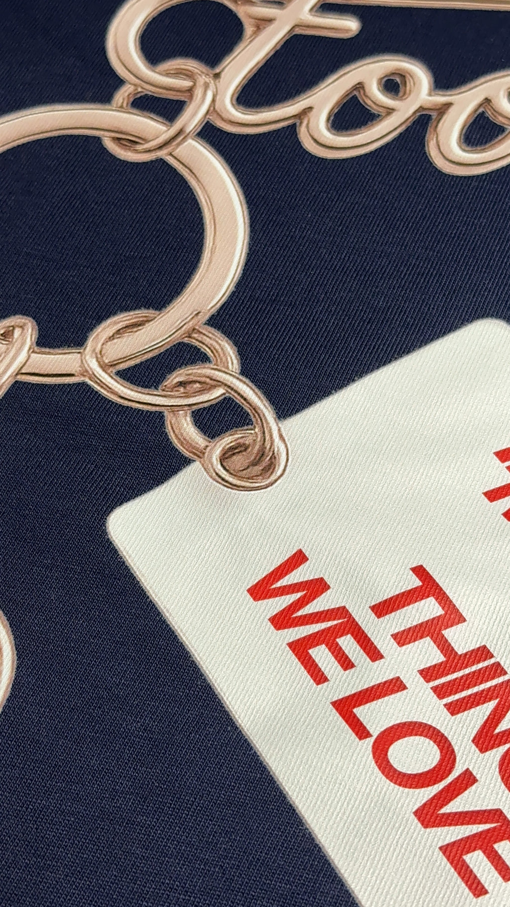 Camiseta Azul Things we love